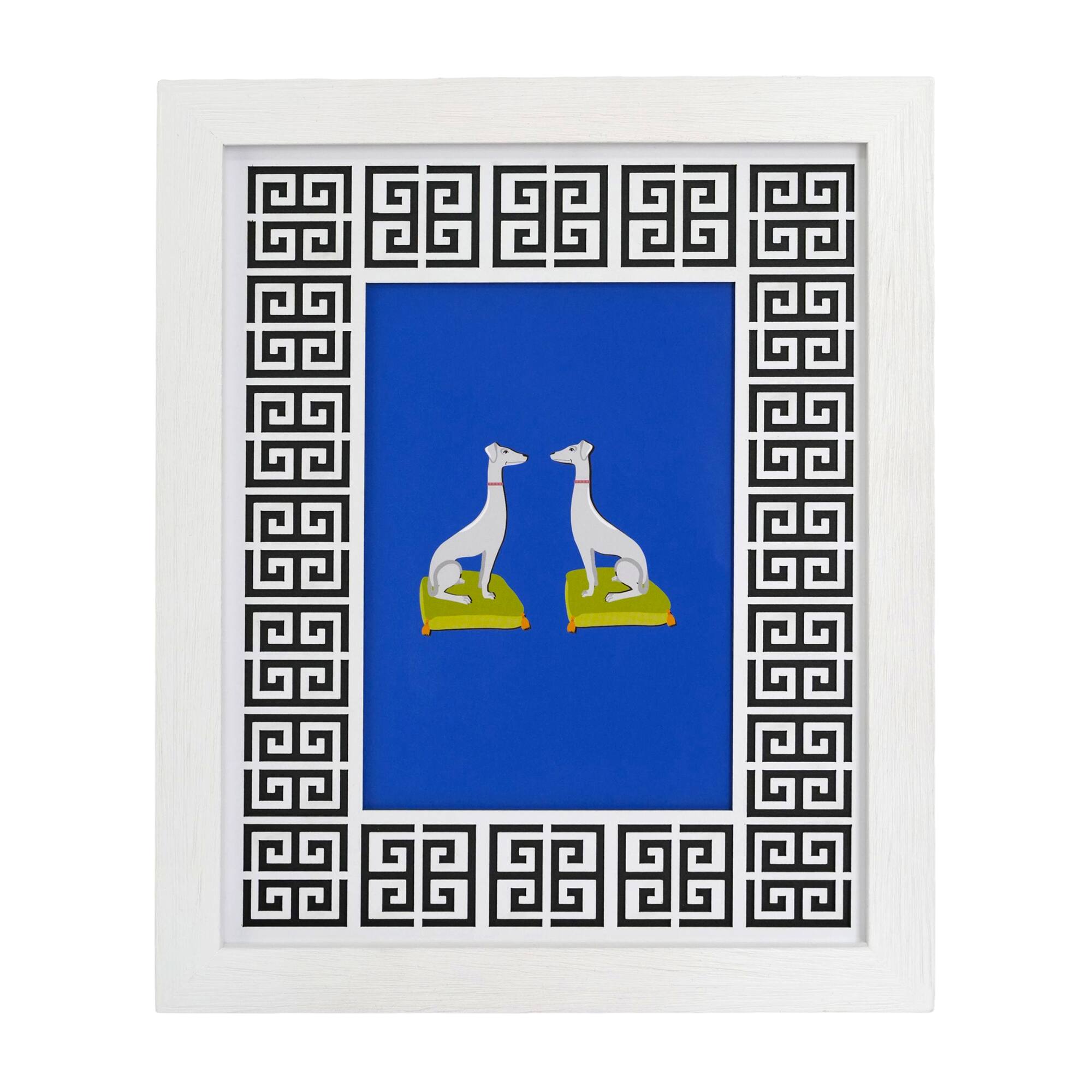 Jonathan Adler x Michaels 5" x 7" Black & White Greek Key Matted Wood Tabletop Frame